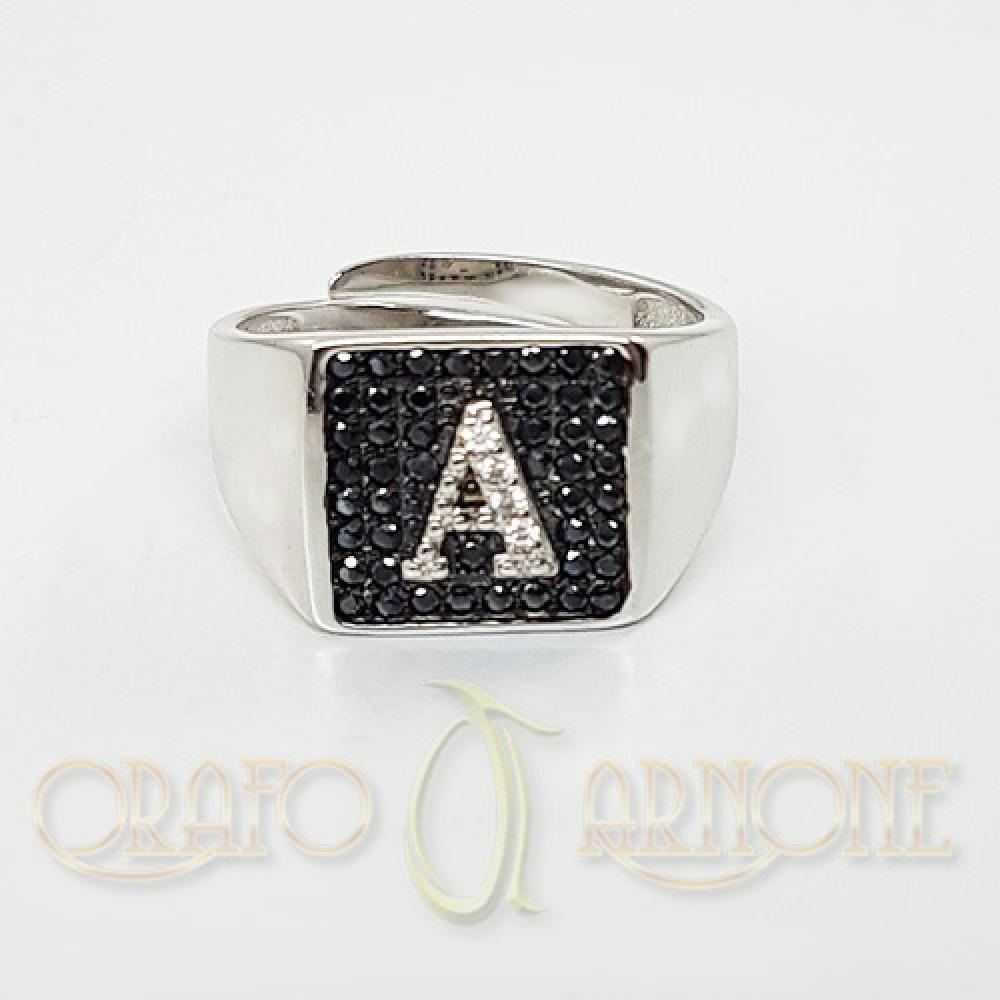 Anello con iniziale cod.593019